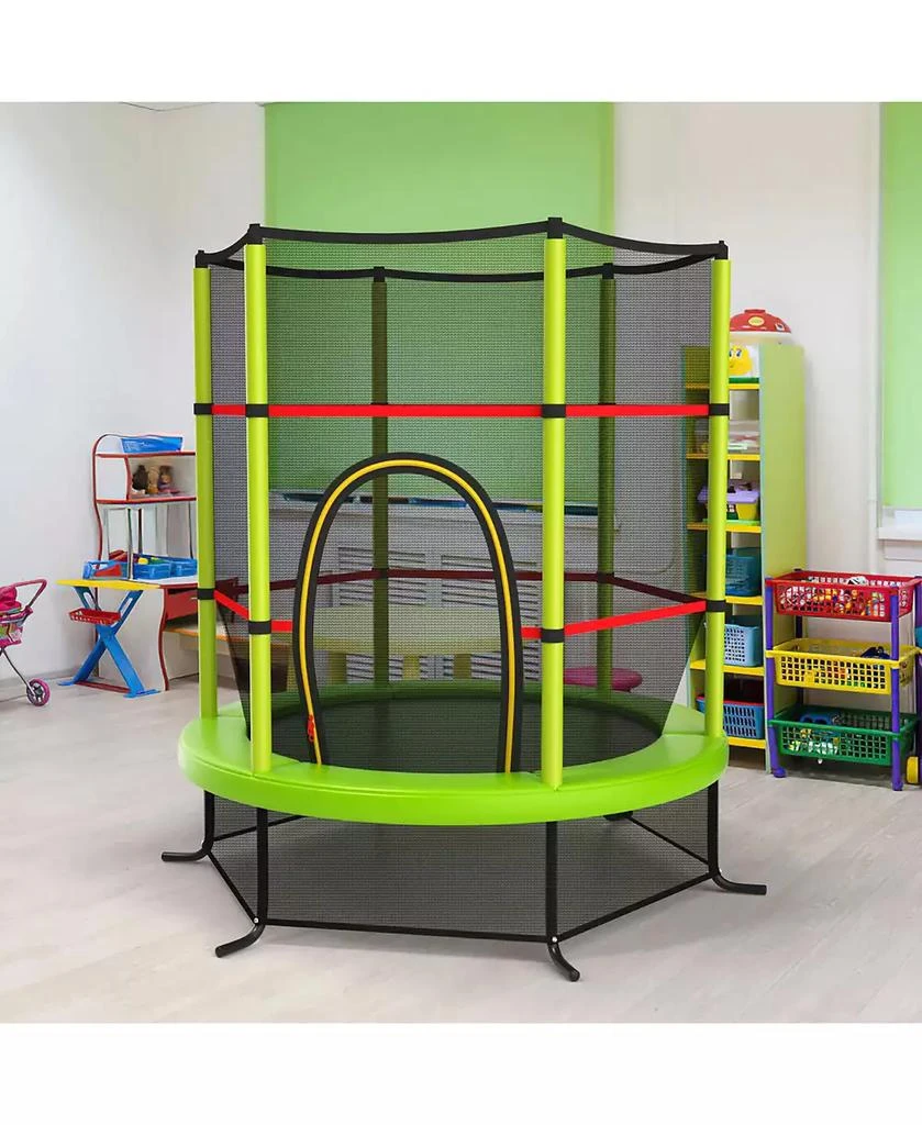 Costway 55" Kids Trampoline Bouncing Jumping Mat Recreational Trampoline 9