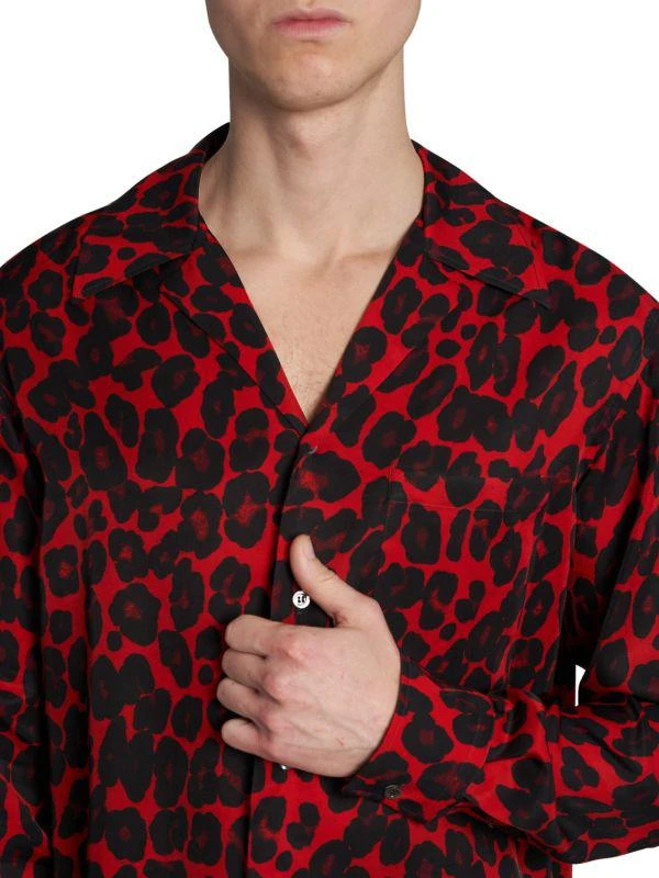 McQueen Leopard Camp Shirt 4