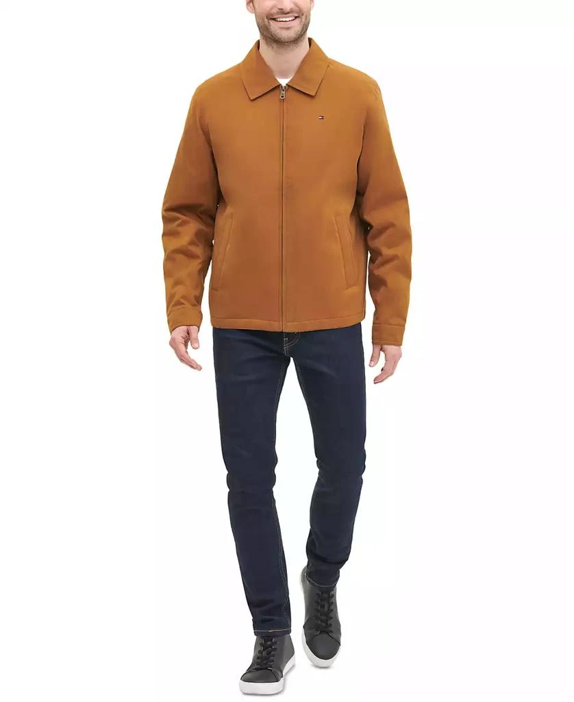 Tommy Hilfiger Men's Classic Front-Zip Filled Micro-Twill Jacket 4