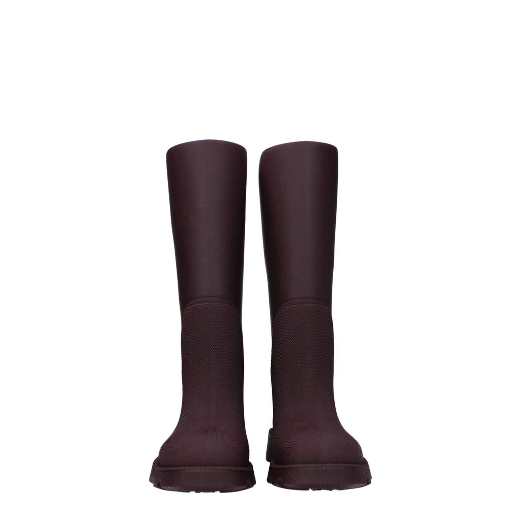 Burberry Burberry Red Cotton Rain Boots 3