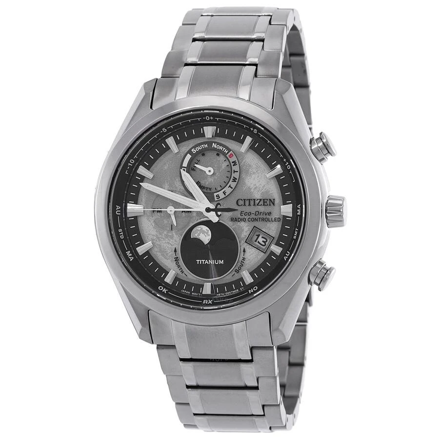 Citizen Tsuki-yomi A-T Perpetual World Time Grey Dial Men's Watch BY1010-57H 1