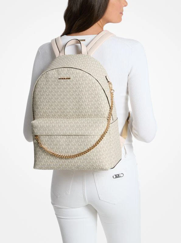 Michael Kors Slater Large Signature Logo Backpack 4