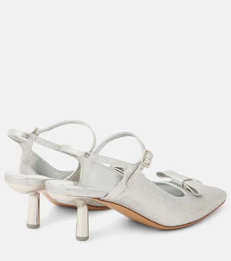 Salvatore Ferragamo Ophelia 55 leather slingback pumps 3