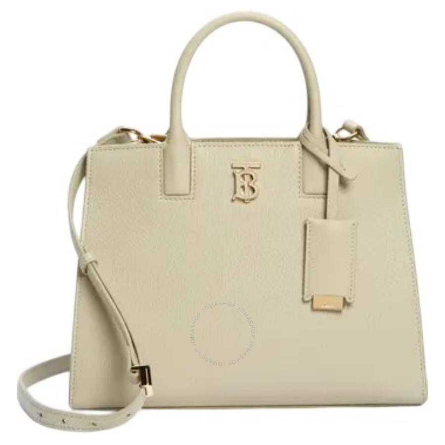 トートバッグ BURBERRY Ivory Leather Knight Arc Handbag Burberry IVORY LEATHER KNIGHT ARC HANDBAG - Tote Bags