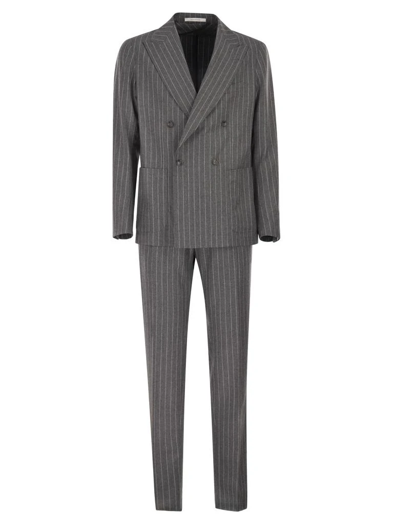 TAGLIATORE Double-Breasted Suit In Superfine Virgin Wool