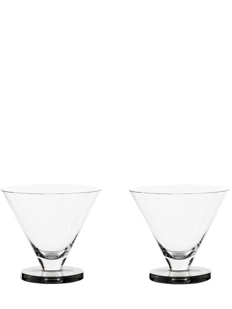 Tom Dixon Set Of 2 Puck Cocktail Glasses 1