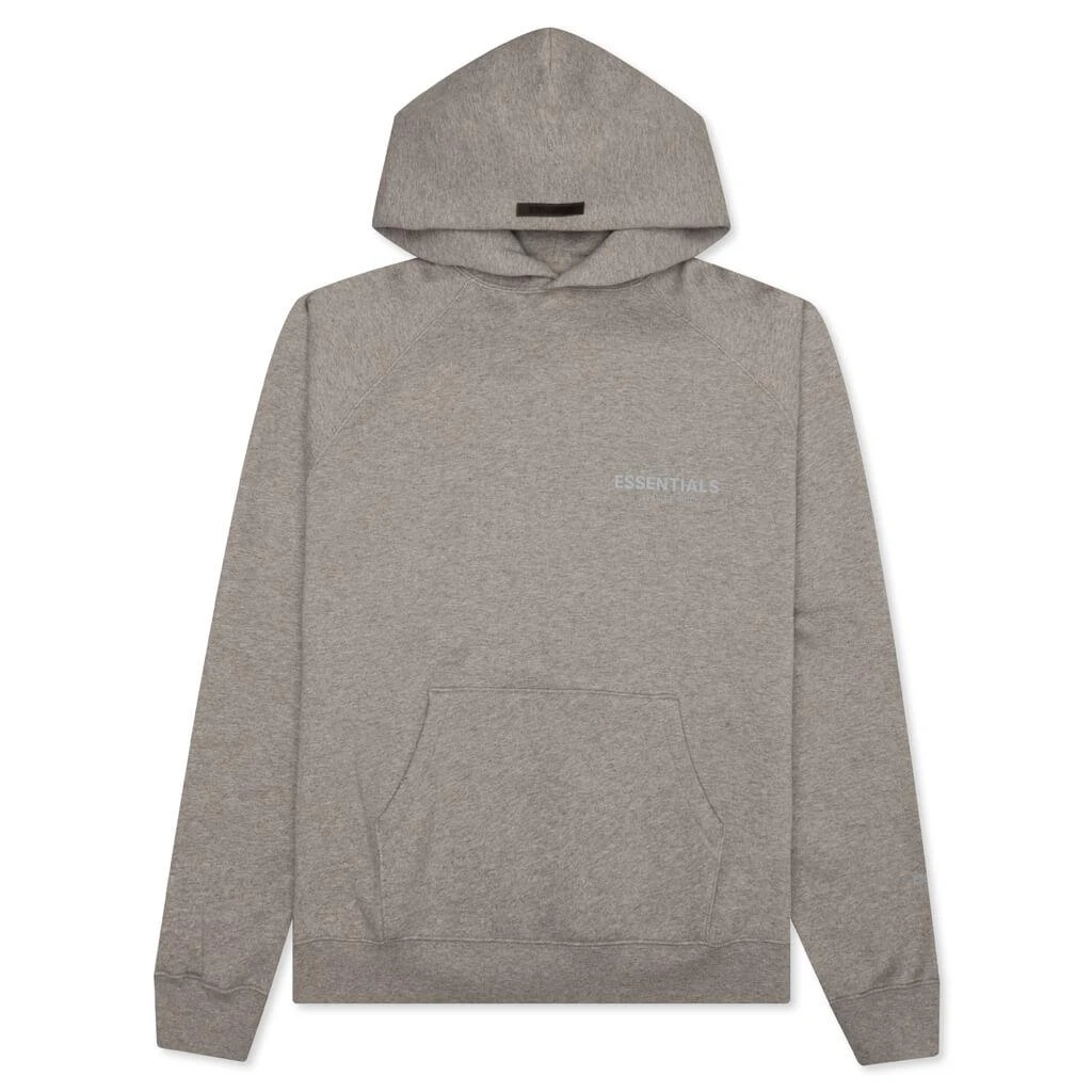 Fear of God Essentials Pullover Hoodie - Dark Heather Oatmeal 1