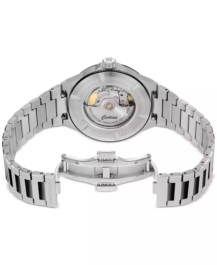 Certina Unisex Swiss Automatic DS-7 Powermatic 80 Stainless Steel Bracelet Watch 39mm 4