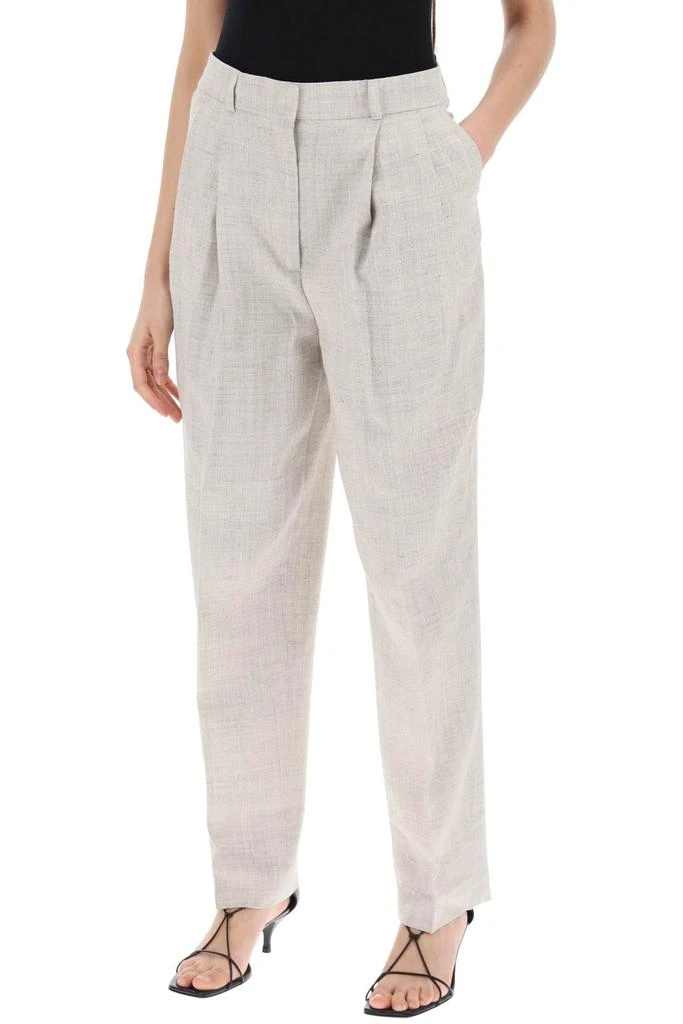 Totême Women's Tailo Trousers With Double Pleat 4
