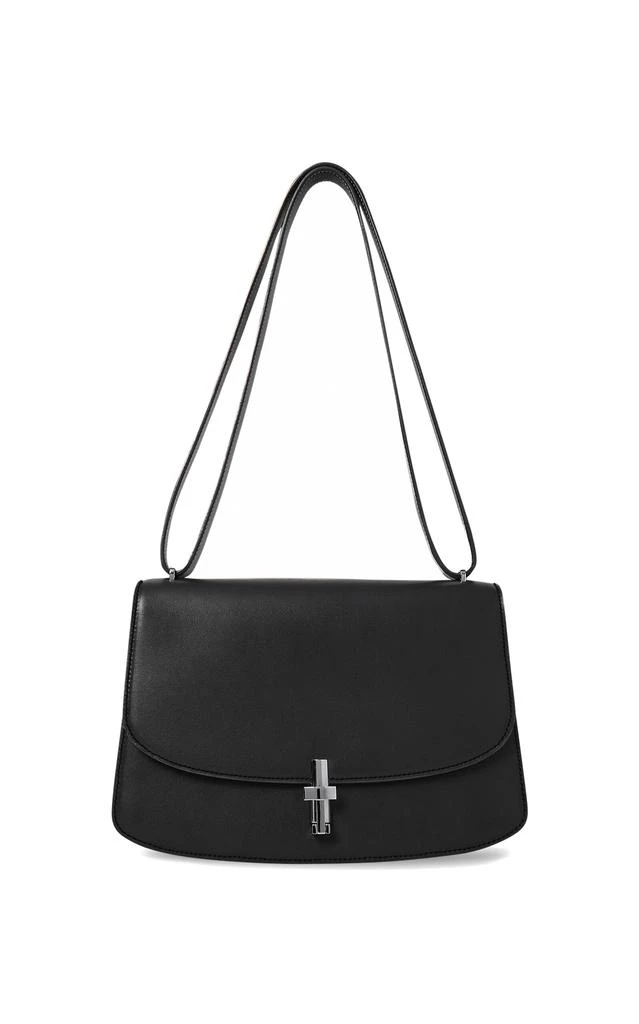 The Row The Row - Sofia 10 Leather Shoulder Bag - Black - OS - Moda Operandi 1