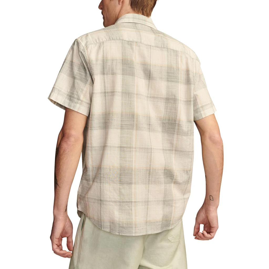 Lucky Brand Plaid San Gabriel Short Sleeve 1 Pocket Shirt 2