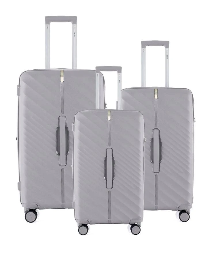 IZOD IZOD Gail Polycarbonate Hard shell Expandable Lightweight 3 Piece Luggage Set 8