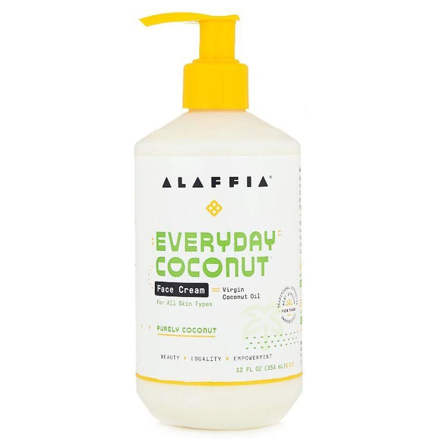 Alaffia Everyday Coconut Face Cream Purely Coconut 1