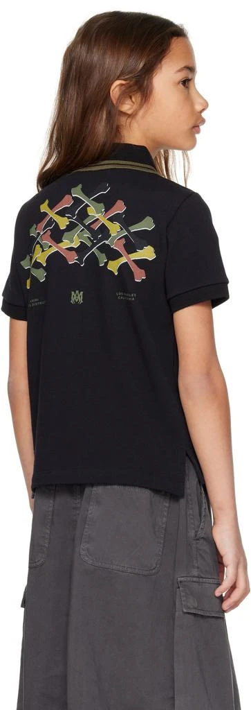AMIRI Kids Black Bones Polo 3