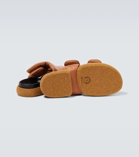 Dries Van Noten Leather platform sandals 7