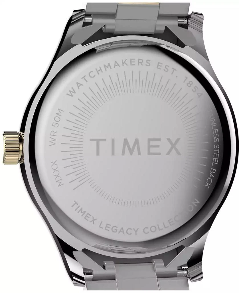 Timex Women's Analog Two-Tone Stainless Steel Watch, 34mm 5