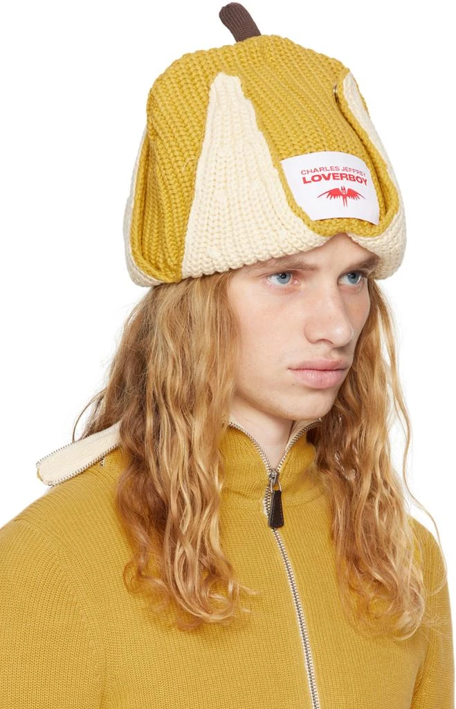 Charles Jeffrey Loverboy Yellow Chunky Banana Beanie 2