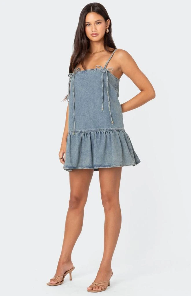 Edikted Dylan Denim Mini Dress 3