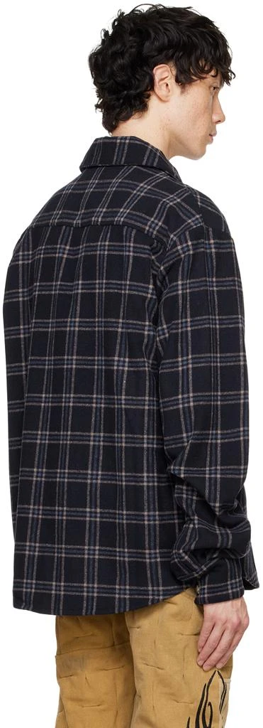 Who Decides War Blue Heavy Duty Flannel Shirt 3