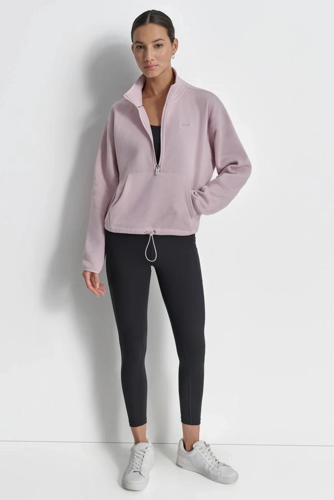 DKNY HALF ZIP FLEECE PULLOVER 3