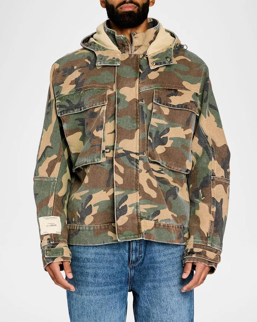 SER.O.YA Men's Emil Camo Canvas Jacket 4