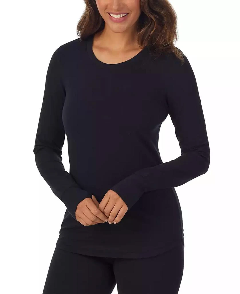 Cuddl Duds Women's Cottonwear Long-Sleeve Thumbhole Top 3