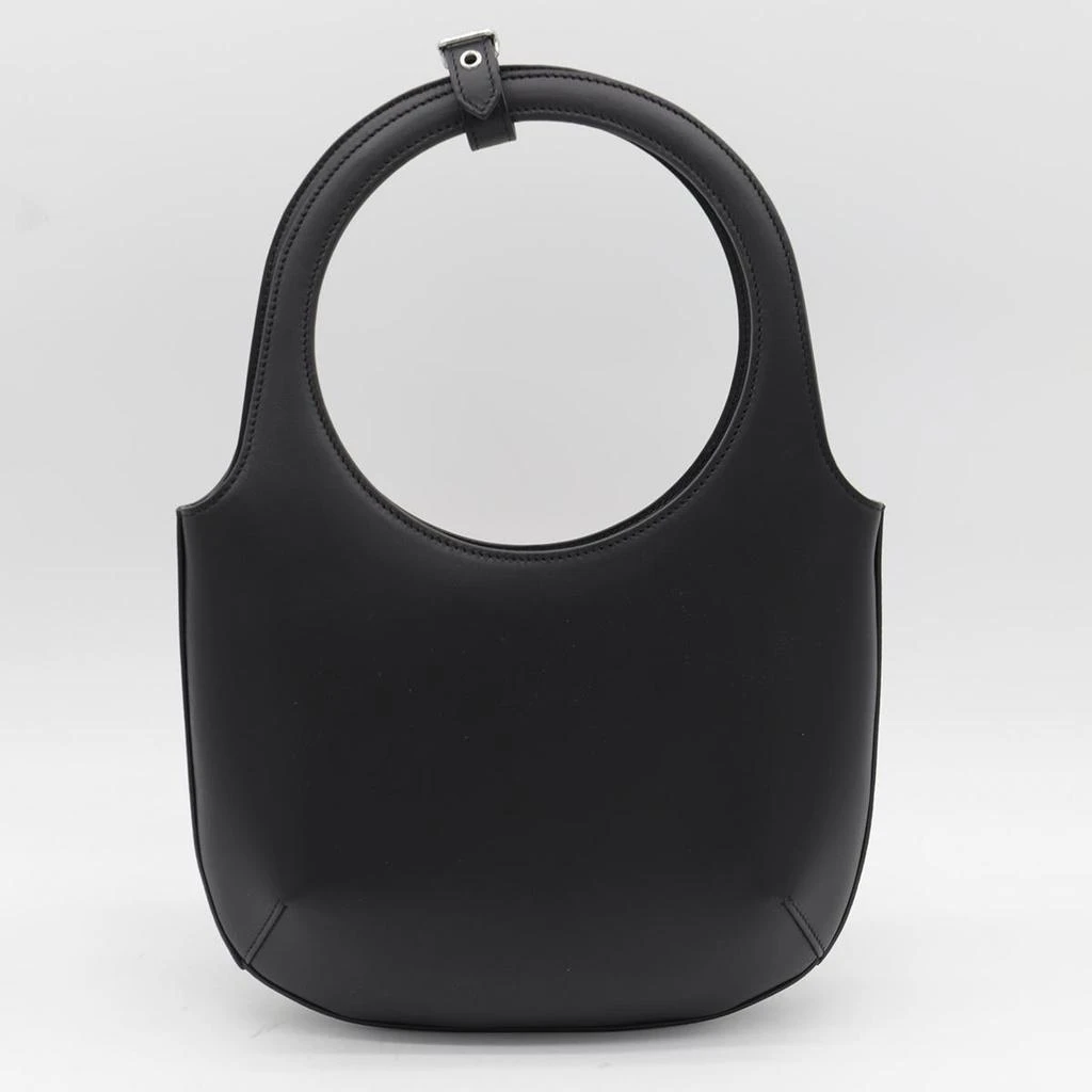 Courrèges Courrèges Black Leather Holy Top Handle Bag 2