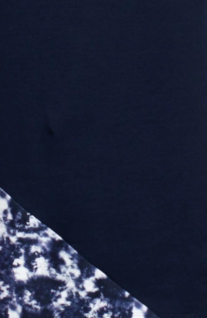 Maceoo Panel Tie Dye Blue T-Shirt 5