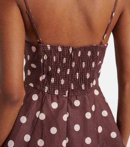 Zimmermann Acacia polka-dot linen minidress 6