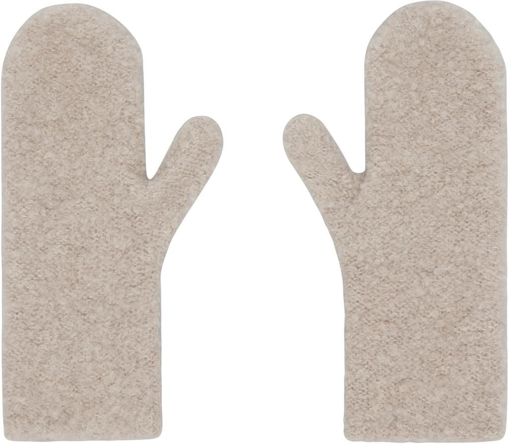 The Row Beige Ladislas Mittens