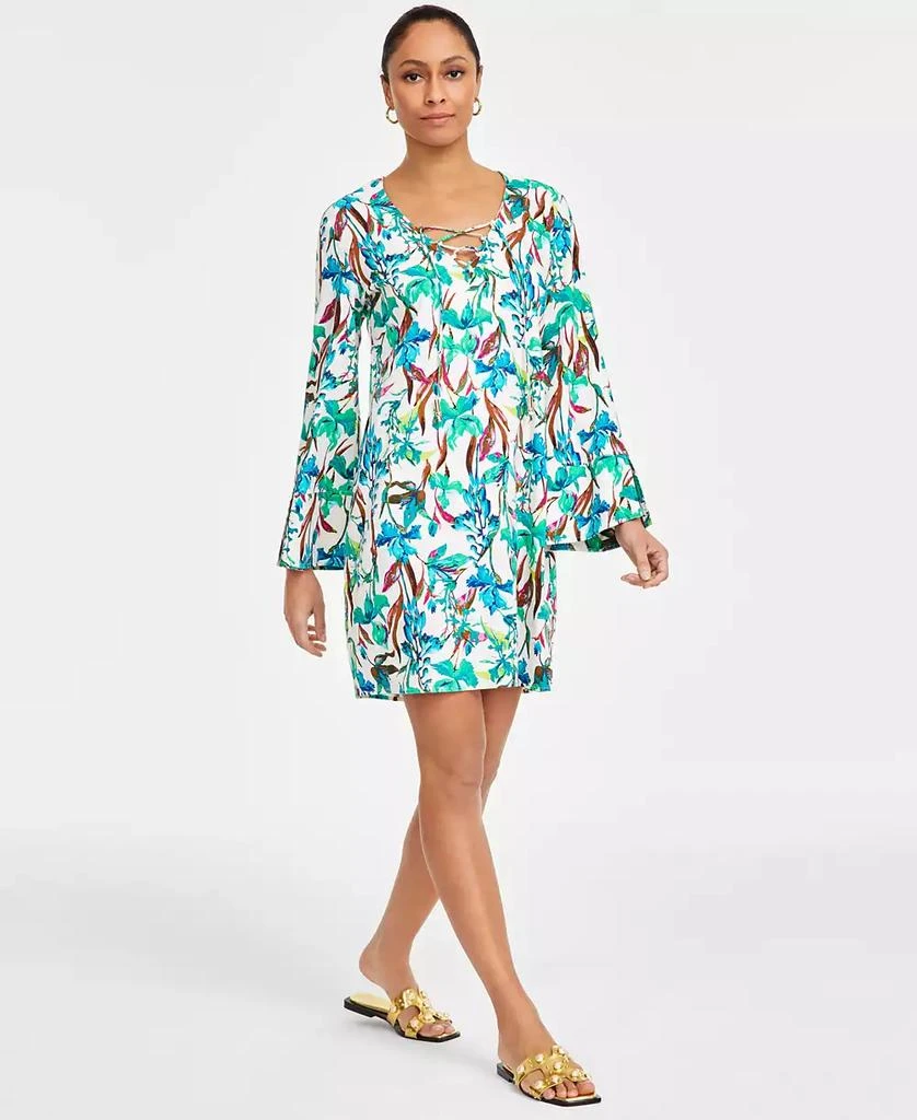 chinese dress ladies Sneak-A-Peak" Lace-Up Dress  3BG Inc