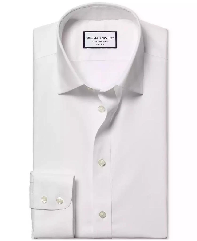 Charles Tyrwhitt Men's Slim-Fit Poplin Shirt 5