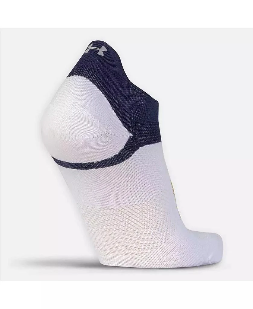 Under Armour Men's and Women's Notre Dame Fighting Irish Run Performance No Show Tab Socks 3