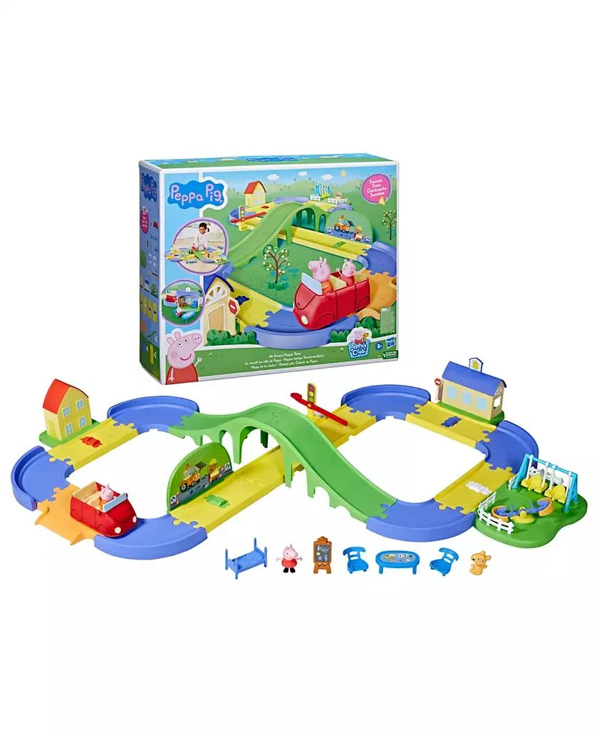 Peppa Pig All Around Peppa's Town Set with Adjustable Track, Car 3