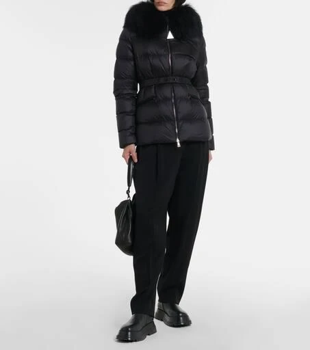 Moncler Boed shearling-trimmed down jacket 6