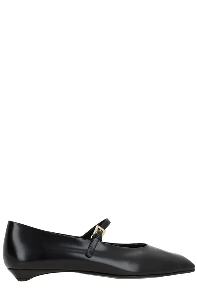 Prada Prada Mary Jane Square-Toe Ballerina Shoes 1