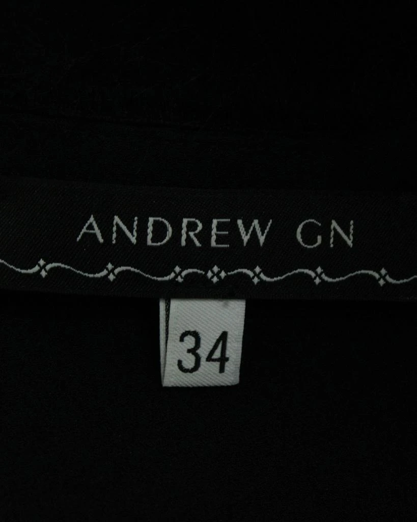 Andrew Gn Andrew Gn Bell Sleeves Blouse in Black Silk 4