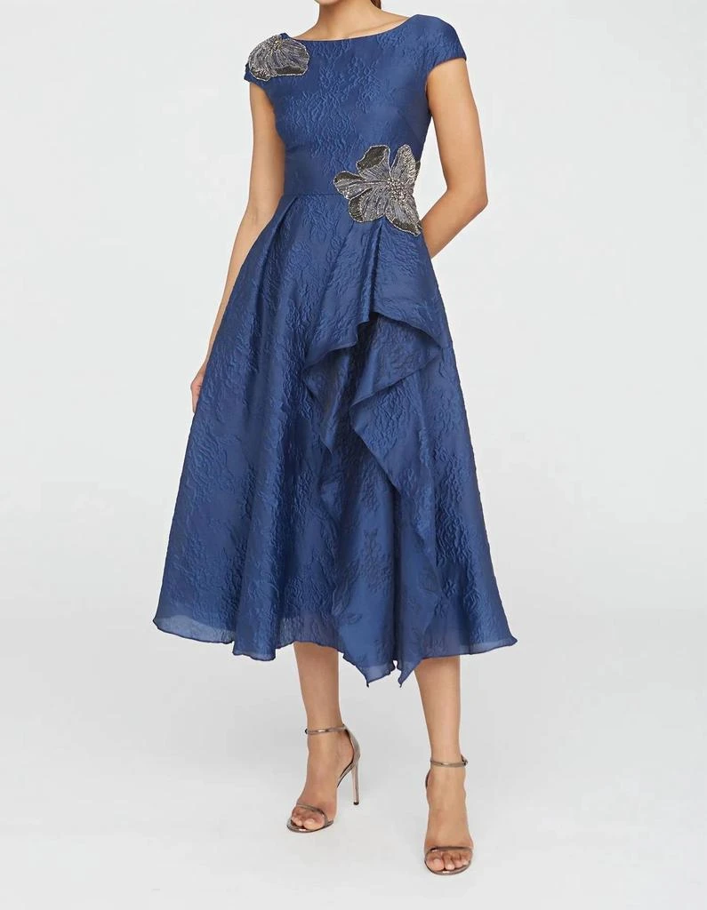 chinese dress ladies Theia Radiance Cream Lace Tulle Evening Dress Xs / Shorter Length (Suitable for Height 160cm & below)