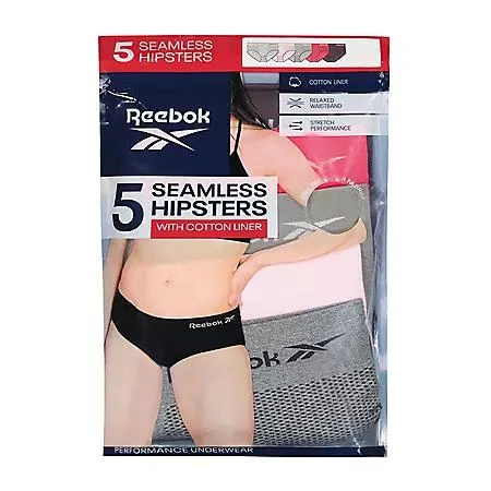 Reebok Reebok Women's 5-Pack Seamless Hipster 3
