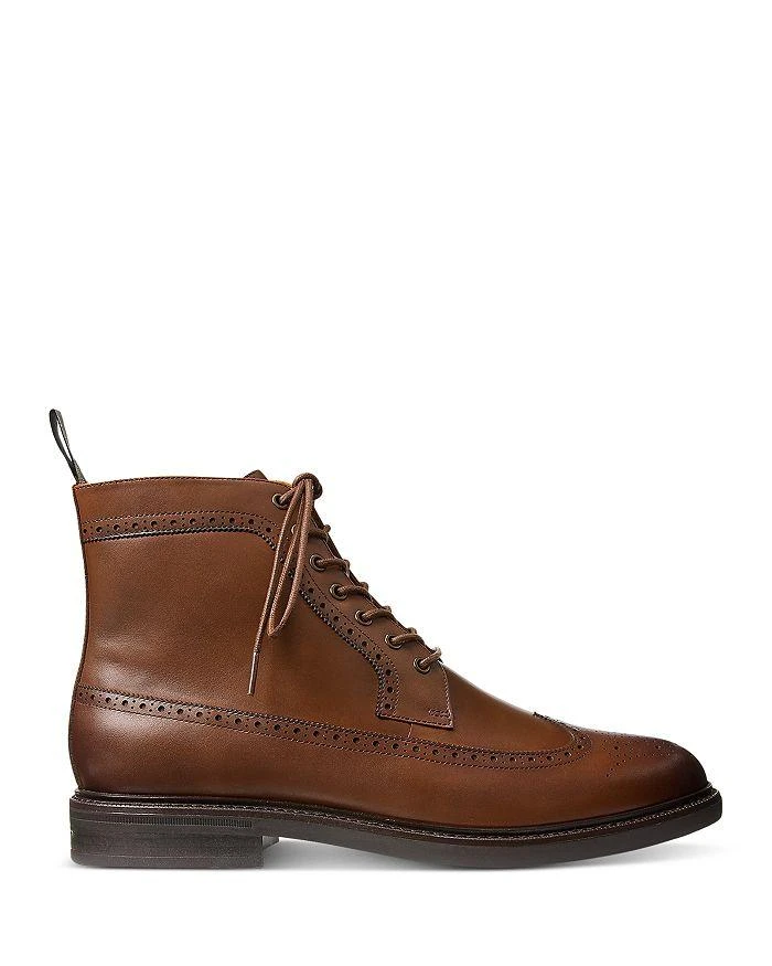 Ralph Lauren Men's Leather Wingtip Boots 4