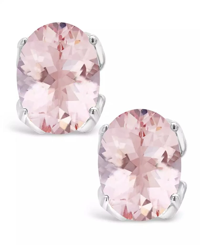 Macy
s Morganite (2-1/3 ct. t.w.) Stud Earrings in 14K White Gold 3