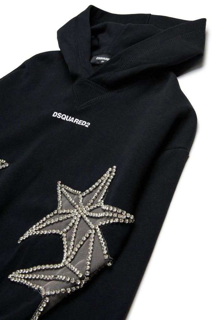 Dsquared2 Star Embellished Long Sleeved Hoodie 3