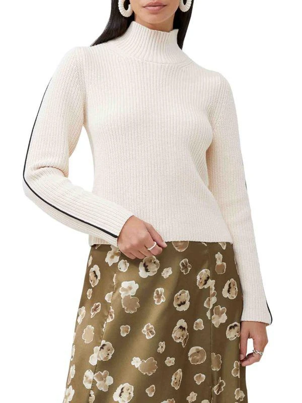 French Connection Mozart Piped Knit Sweater 1