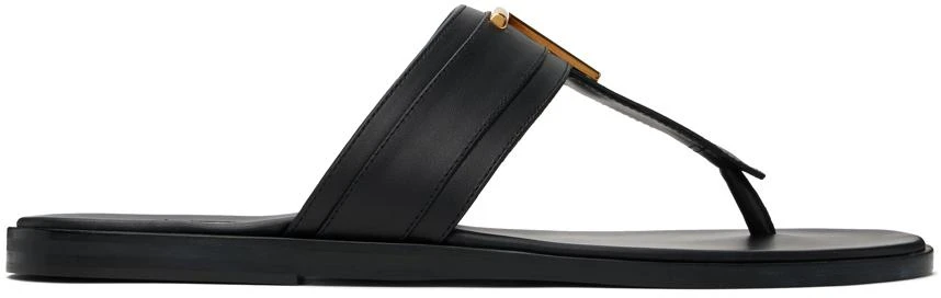 Tom Ford Black Brighton Sandals 1