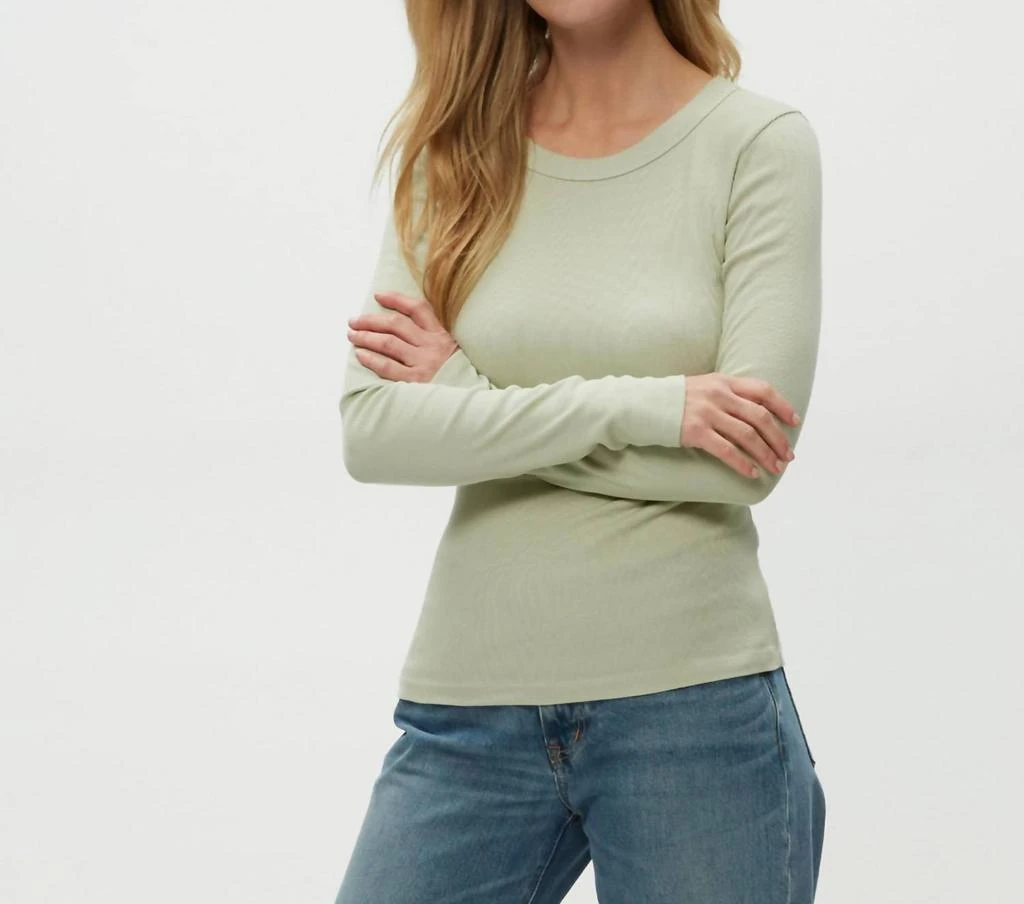 Michael Stars Michael Stars - Zola Long Sleeve Crewneck Tee 3