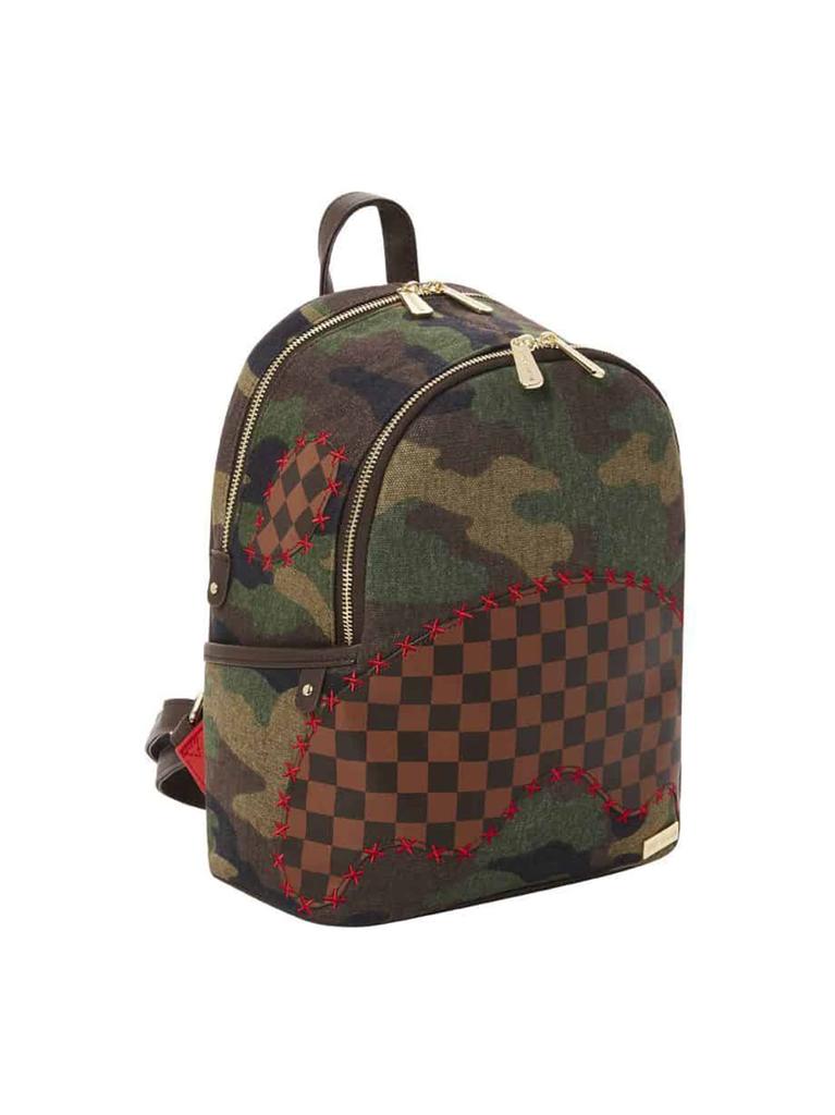 Sprayground Shark Shape Check Backpack
