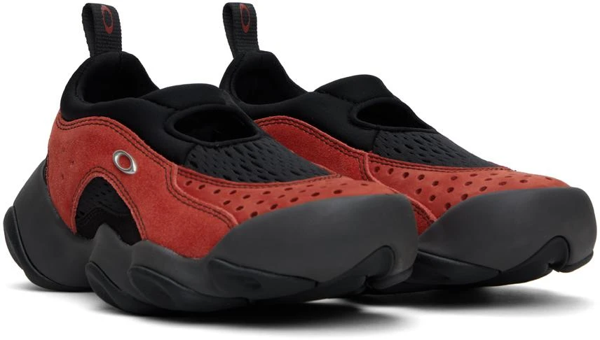 Oakley Factory Team Red & Black Flesh Sandals 4