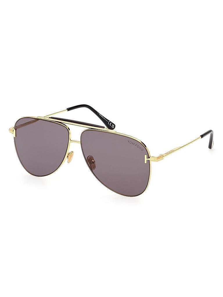 Tom Ford Brady 60MM Pilot Sunglasses 2