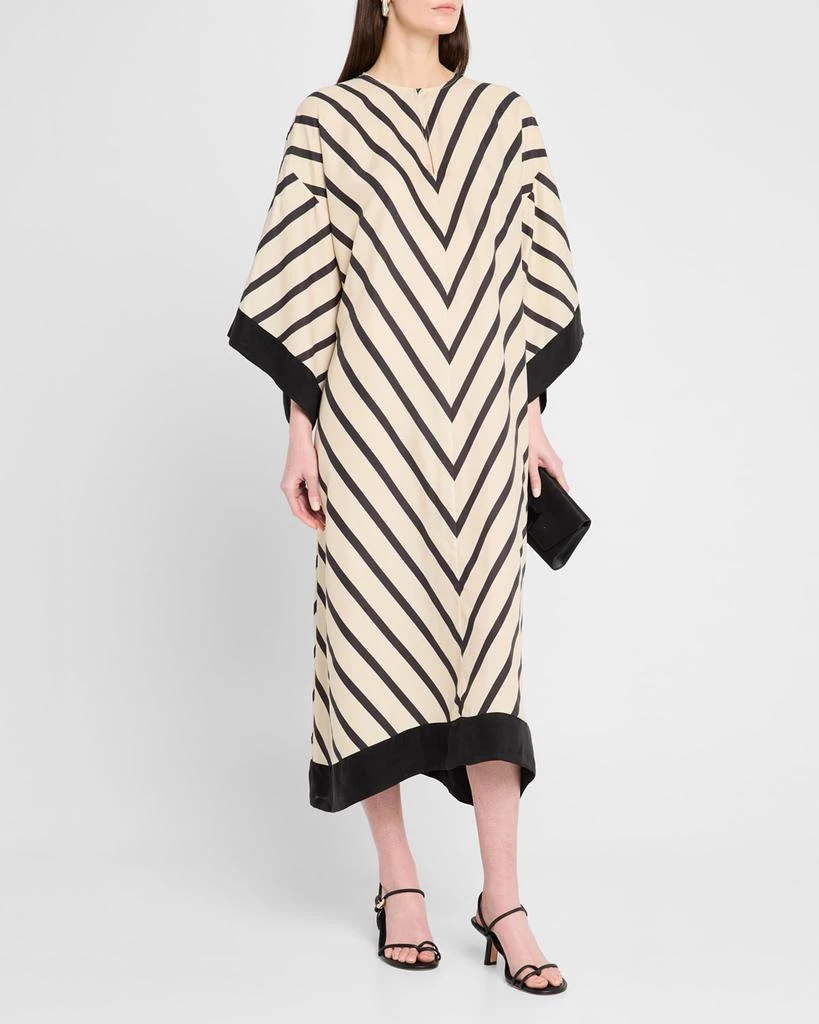 BY MALENE BIRGER Cicine Chevron Striped Keyhole Maxi Dress 2