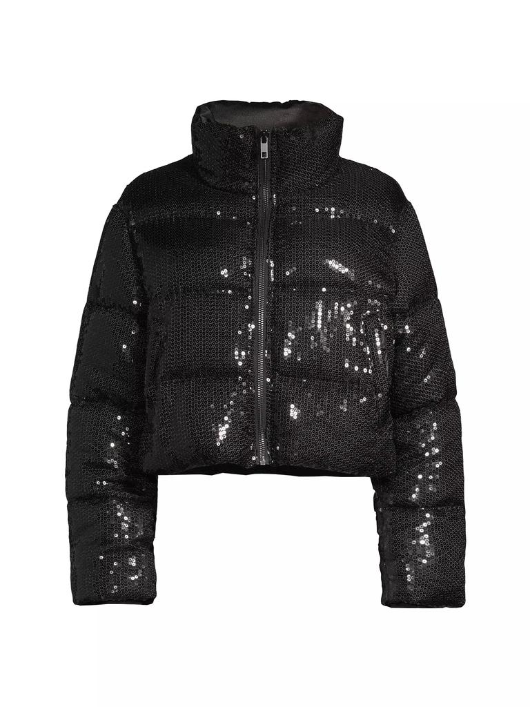 Apparis Kat Sequined Puffer Coat